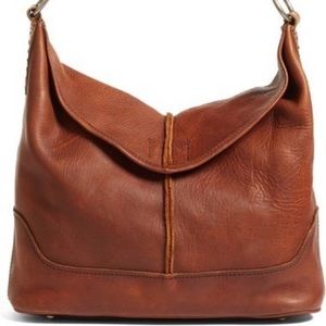 Frye Cara Leather Hobo Bag